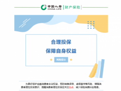 【中国人寿财险湘潭县支公司风险提示】合理投保 保障自身权益
